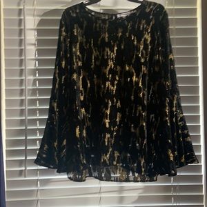 Gold/black Calvin Klein Blouse